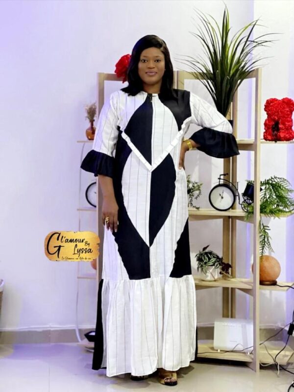 Robe Standard en Laine Coton – Confort & Élégance