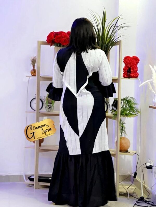 Robe Standard en Laine Coton – Confort & Élégance